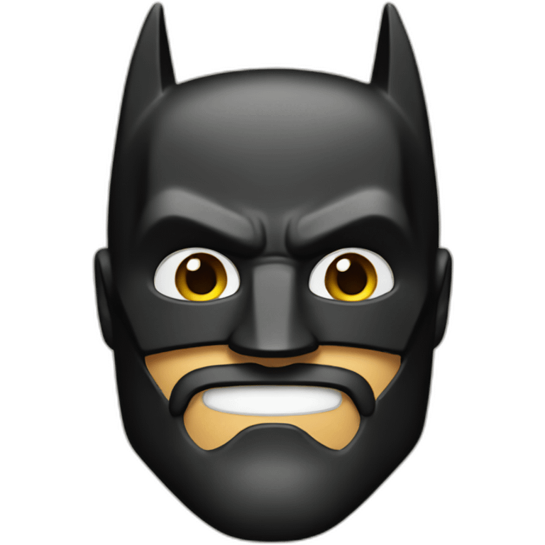 batman with beard emoji