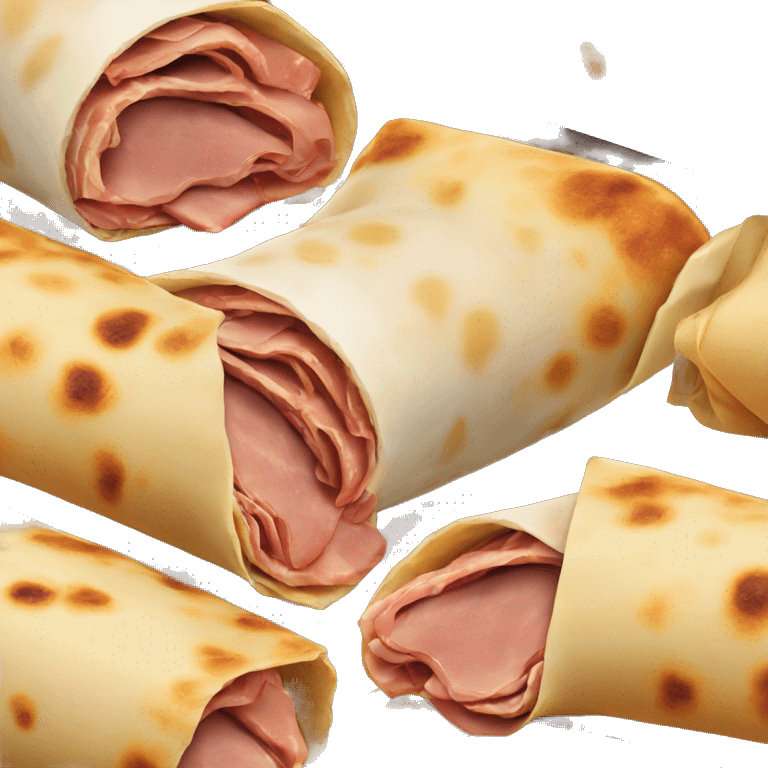 deli meat burrito emoji