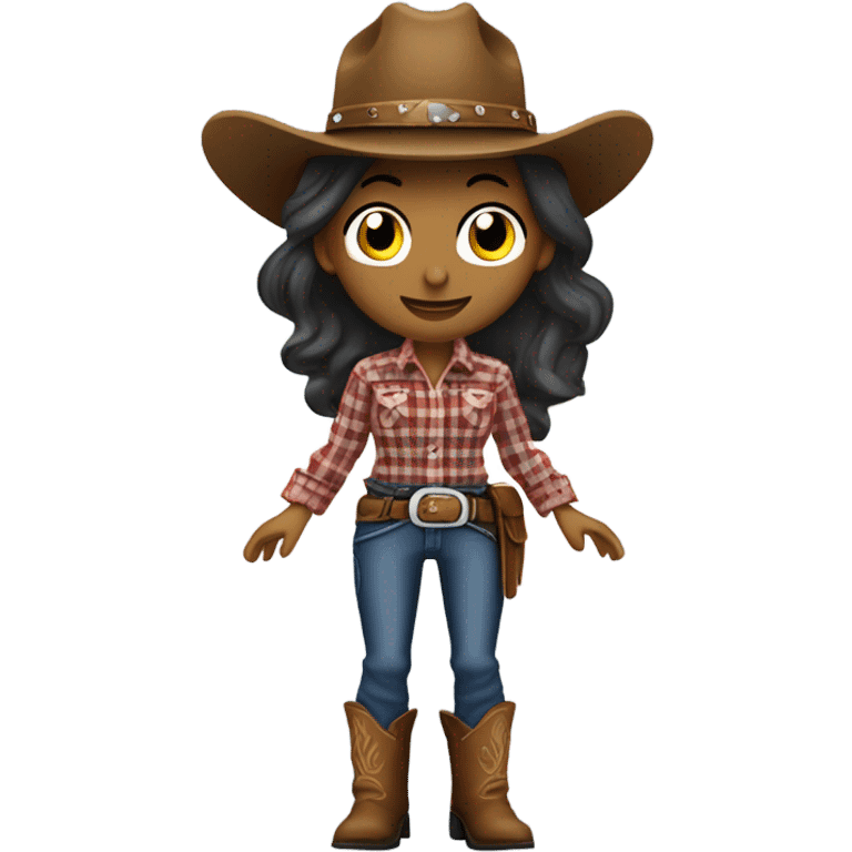 Cowgirl girl emoji