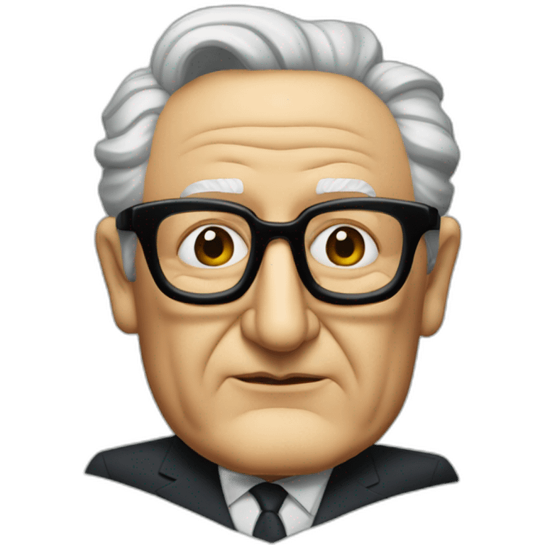 80s cartoon Henry Kissinger emoji