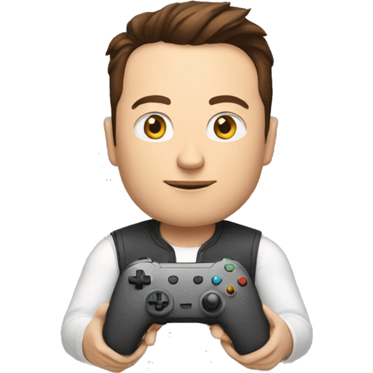 elon musk playing video game emoji