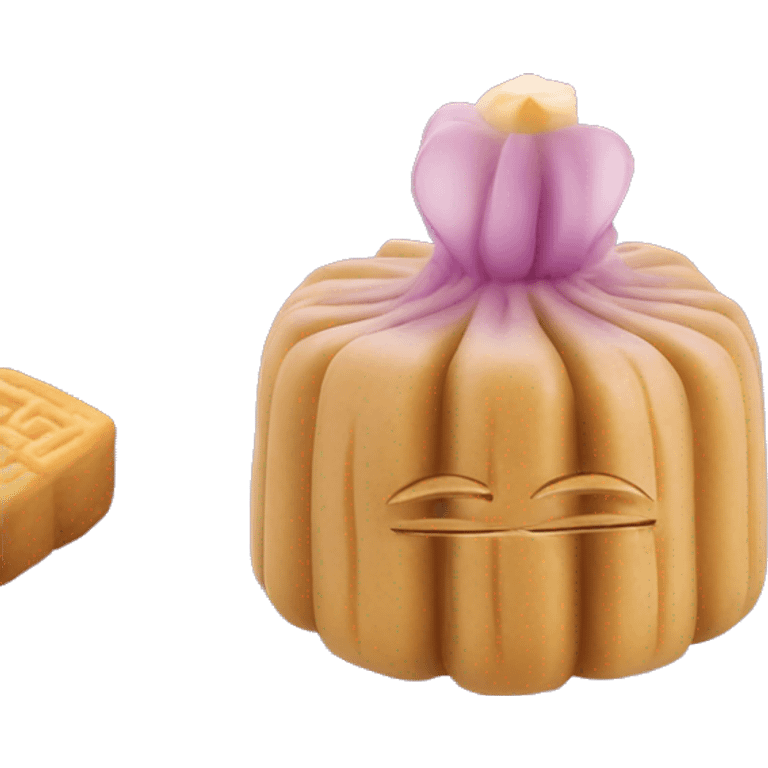 taro Mooncake  emoji