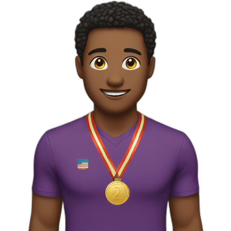 erick giving himself a medal emoji