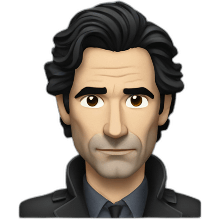 Ben Chaplin as cyberpunk detective emoji