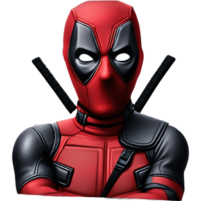 Deadpool shooting pc monitor  emoji