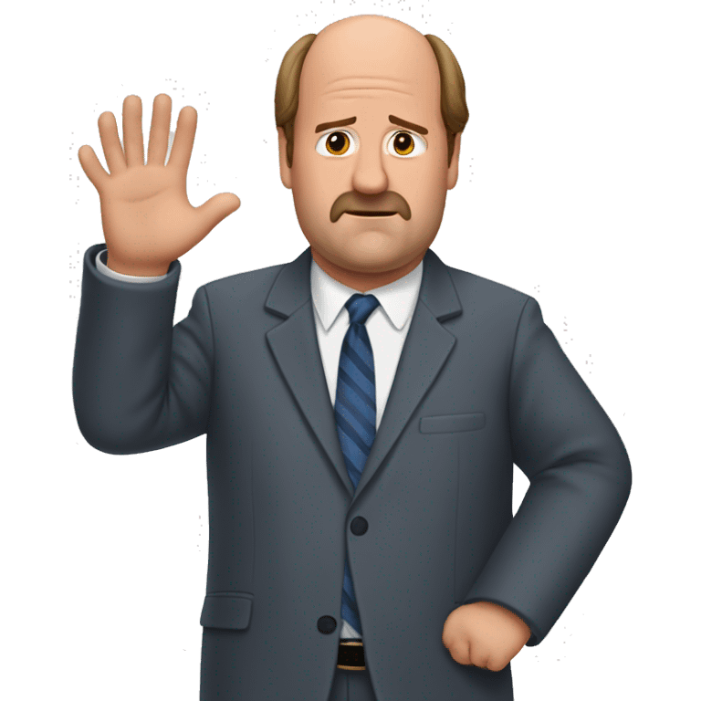 Kevin malone with cold Fingers  emoji