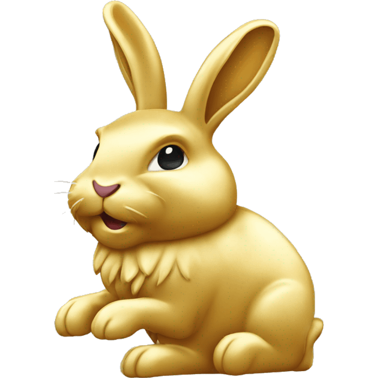 gold coin, rabbite on coin  emoji