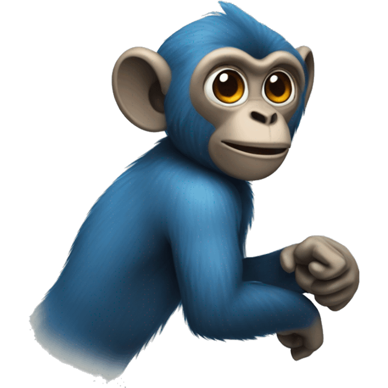 Flying Blue Monkey emoji