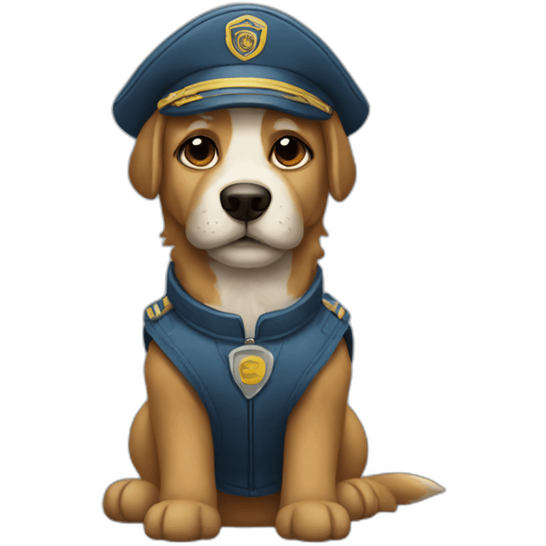 Perrito-piloto emoji