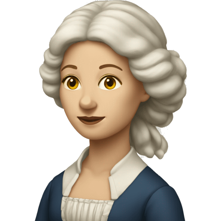 white woman from colonial virginia emoji