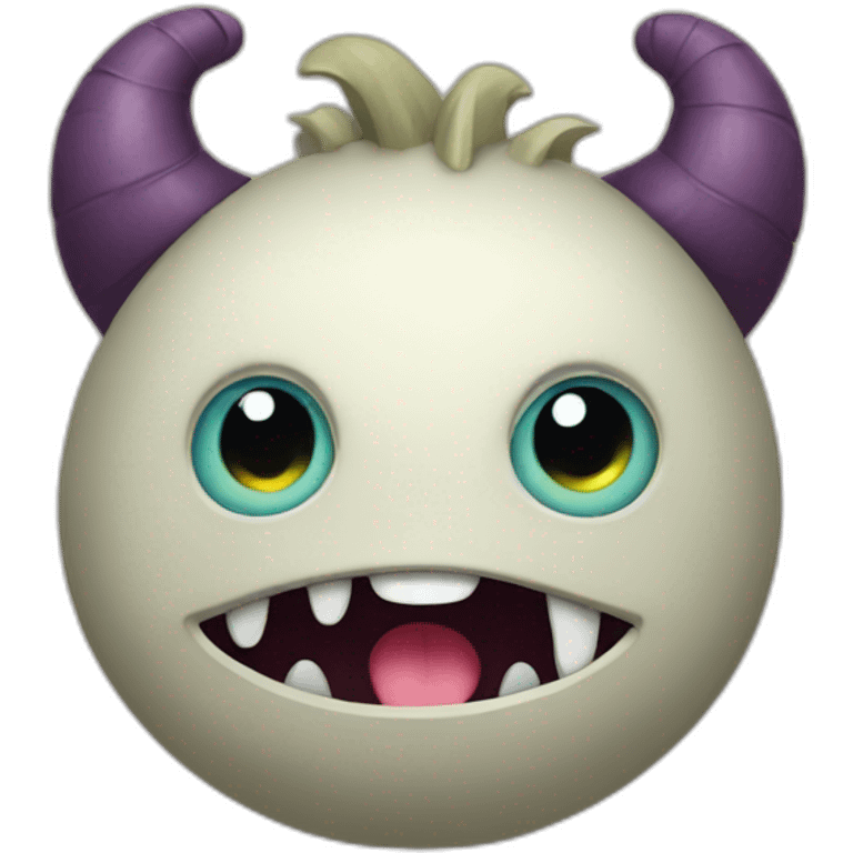 Cute monster emoji