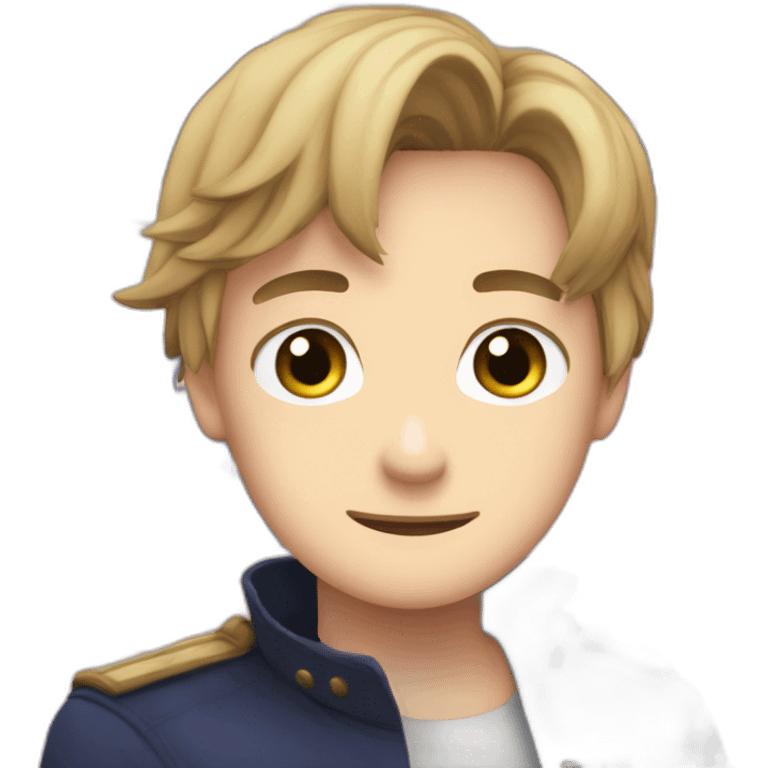 America (hetalia) con un ciuccio rosa in bocca emoji