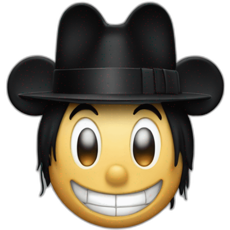 Mickey Mouse as Micheal Jackson emoji