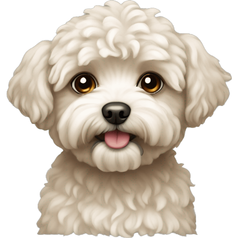 Maltipoo dog  emoji