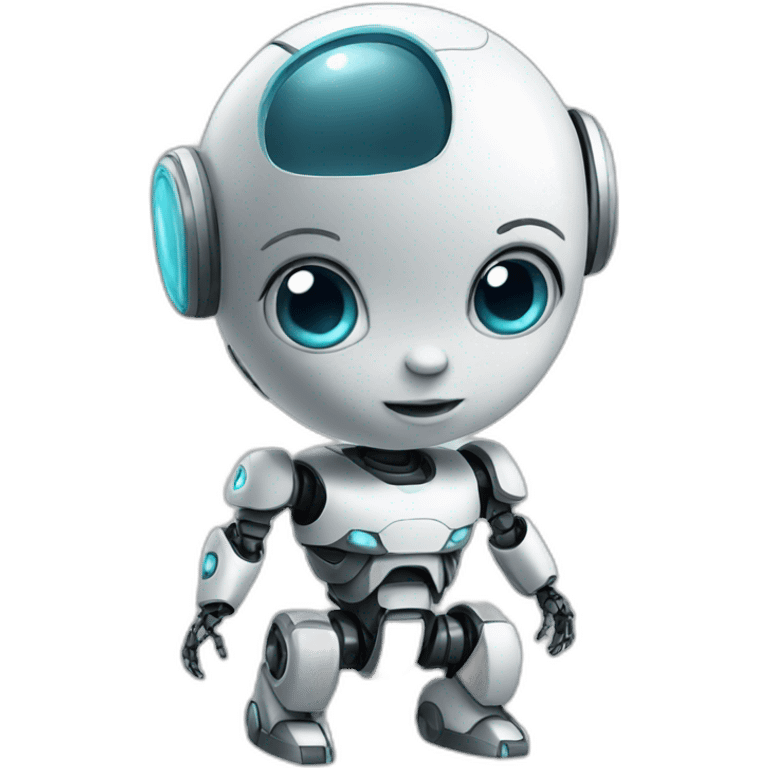 baby robot emoji