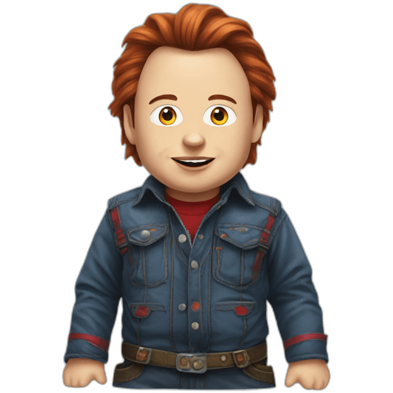 Elon musk as chucky emoji