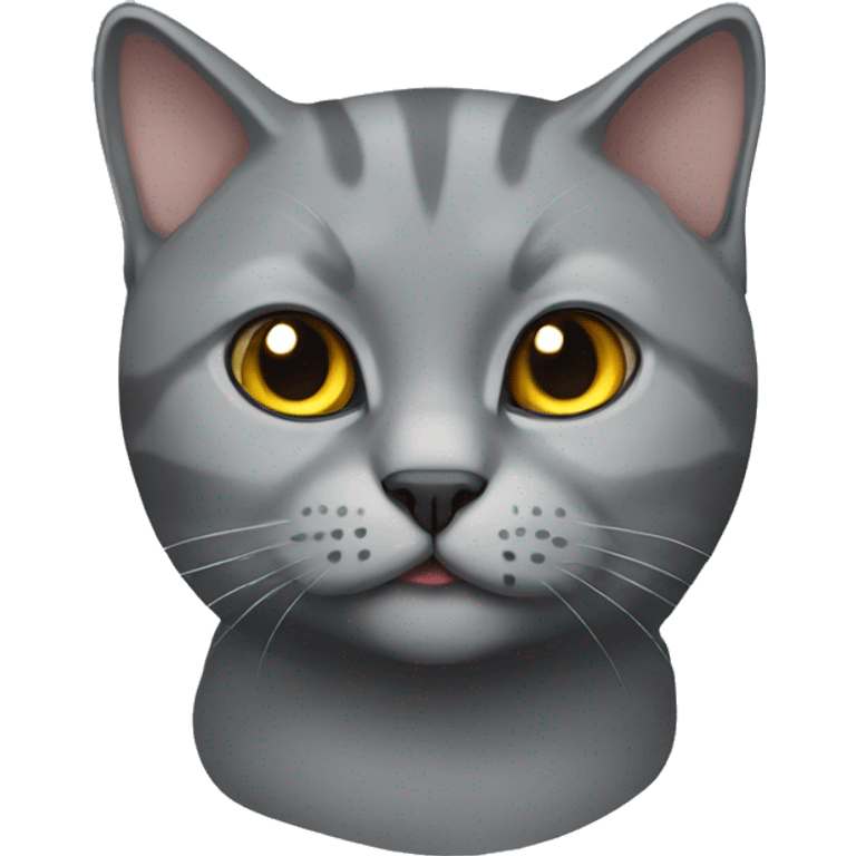 gray British cat emoji