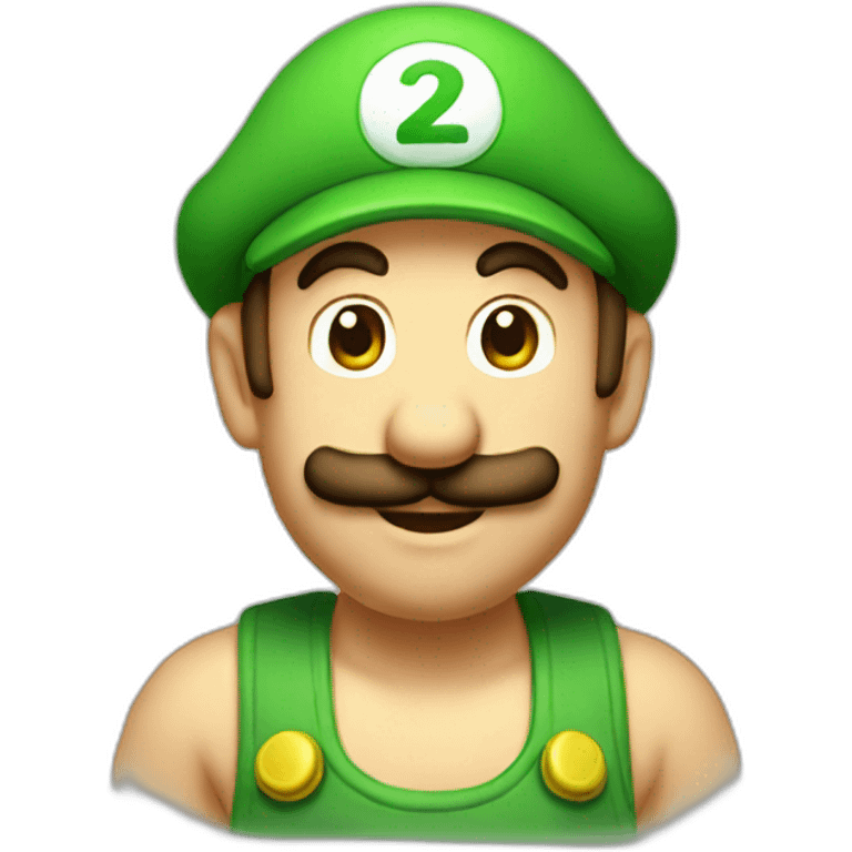 Luigi sun hot emoji