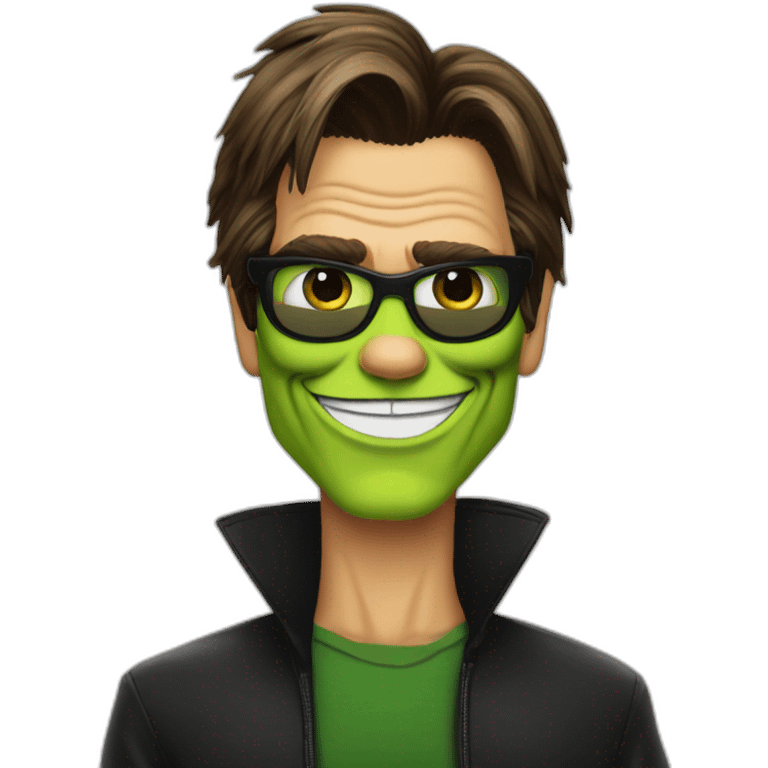 jim carrey the mask with cat ears emoji