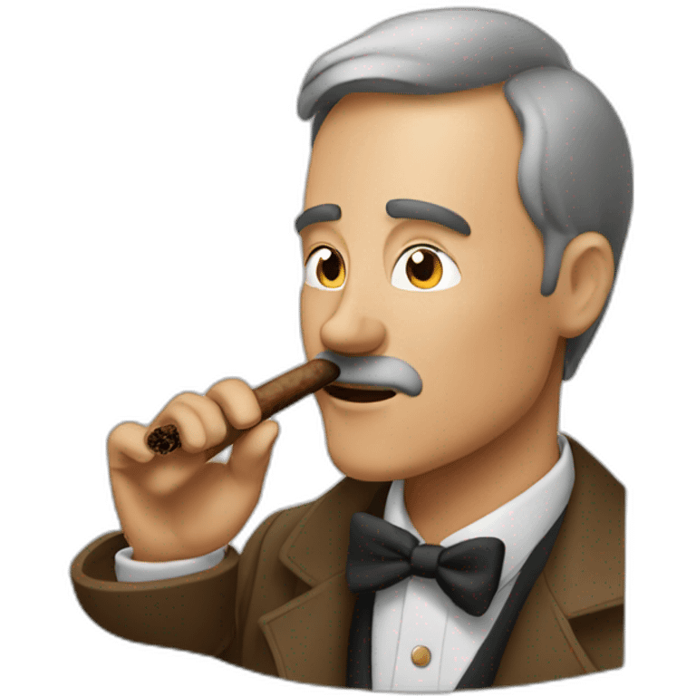 man smocking cigar emoji