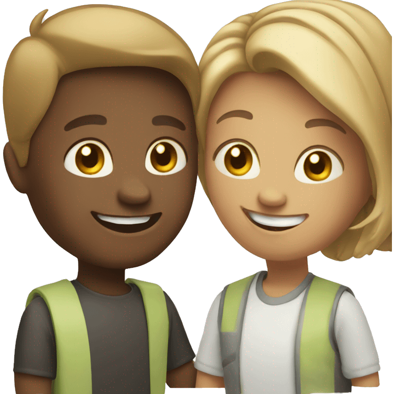 Happy friendly people  emoji