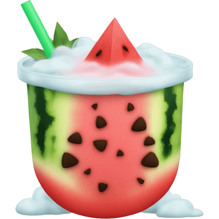 watermelon slushy emoji