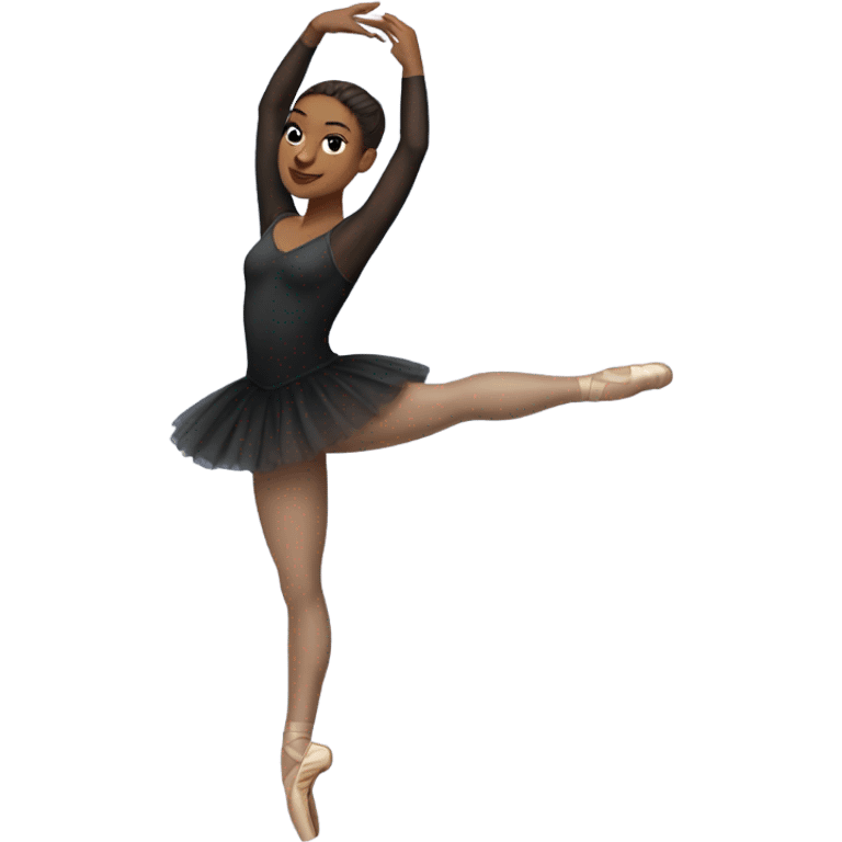 Ballet dancer in thigh highs emoji