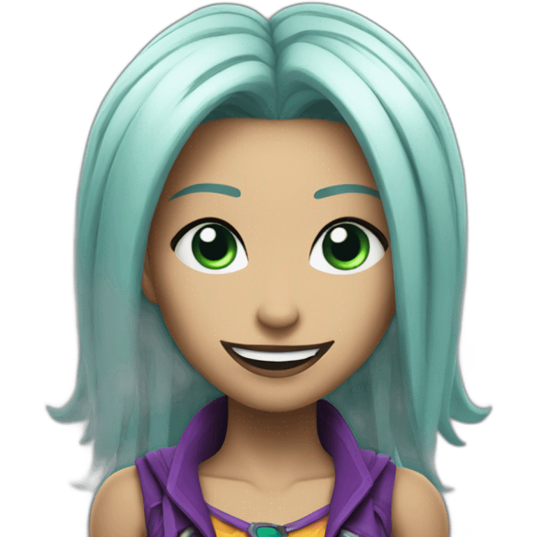 Jinx from Teen Titans emoji