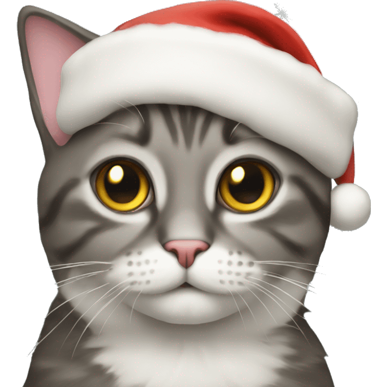 Christmas cat emoji