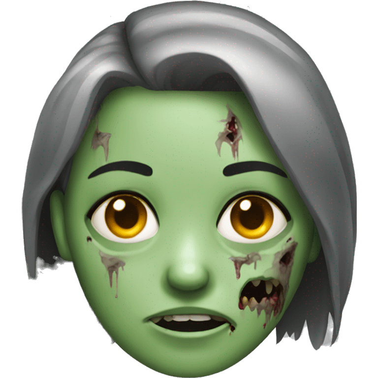 zombie head female emoji