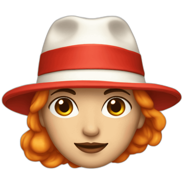 Clémentine rognard with a red hat emoji