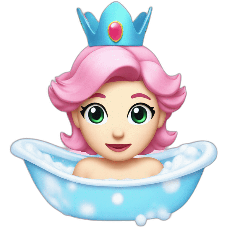 princess peach bubblebath emoji