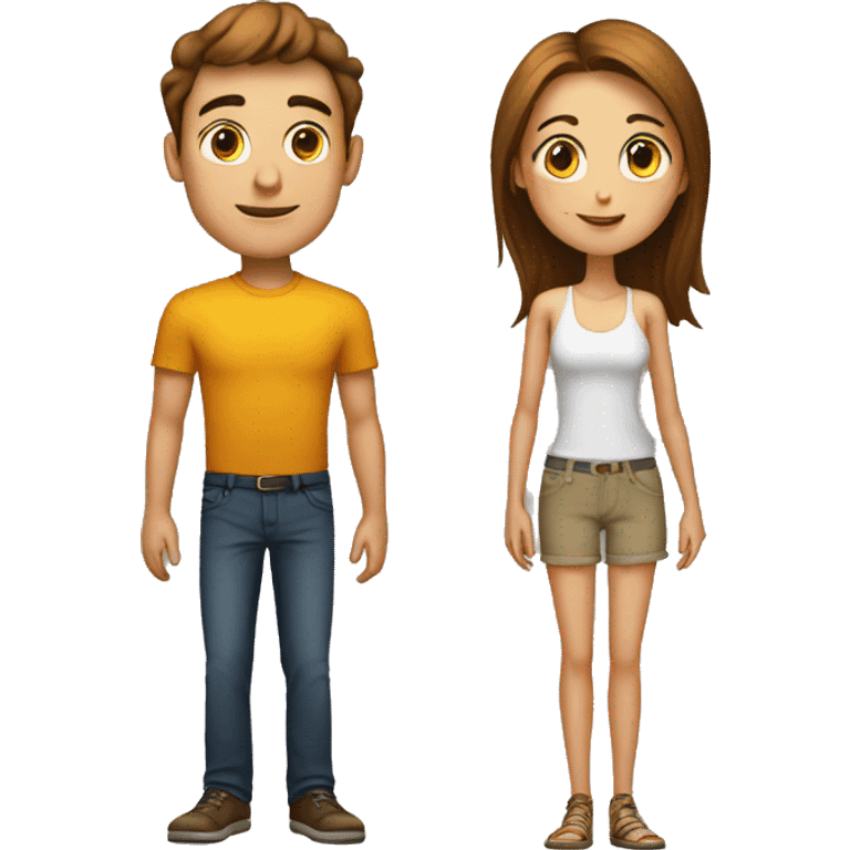 emoji depicting short guy next to tall girl emoji