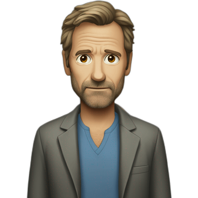 Gregory House from House M.D. emoji