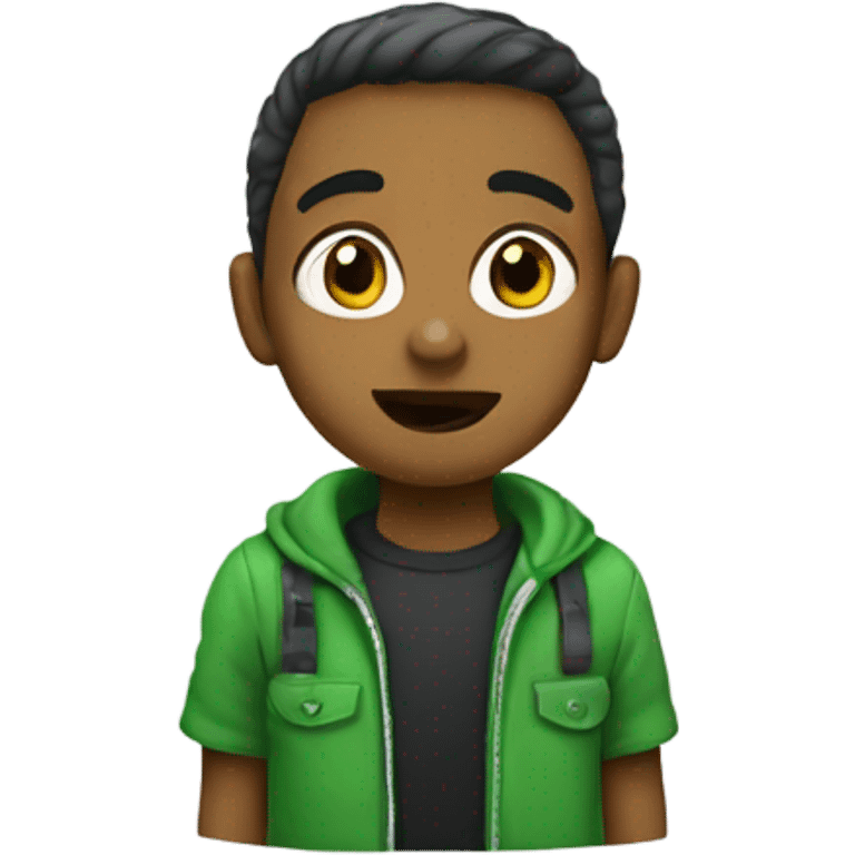 Brat green  emoji