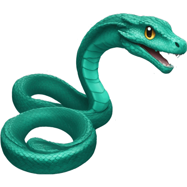 teal dragon snake leviathan emoji