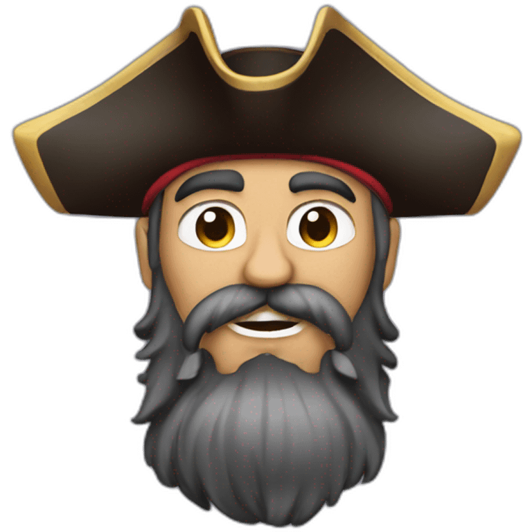 pirate blackbeard emoji