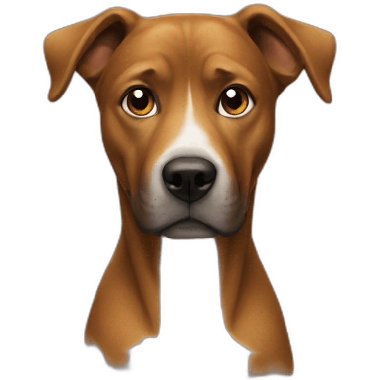 dog side-eyeing man emoji