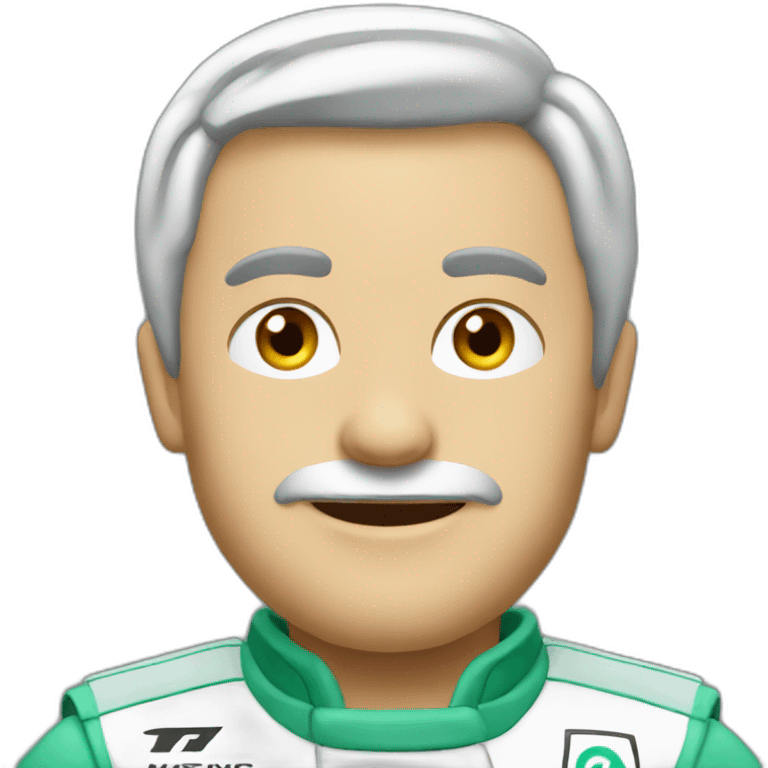 F1 Mercedes emoji