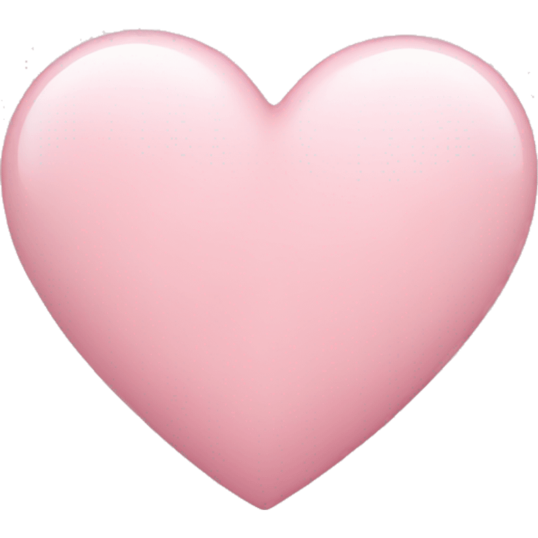 light pink heart emoji