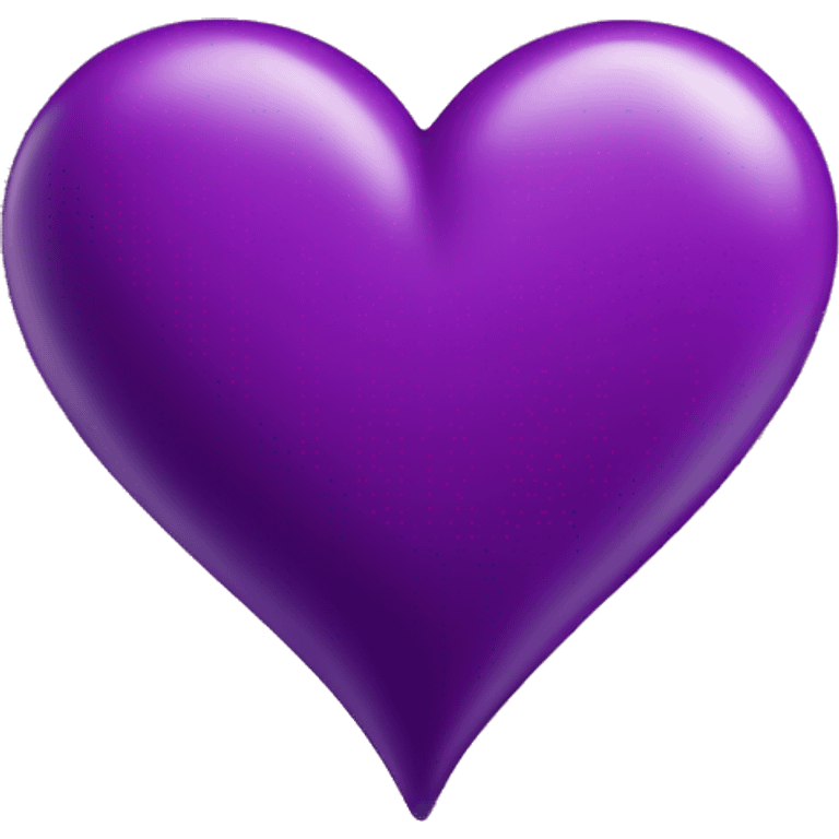 corazón morado con destellos  emoji