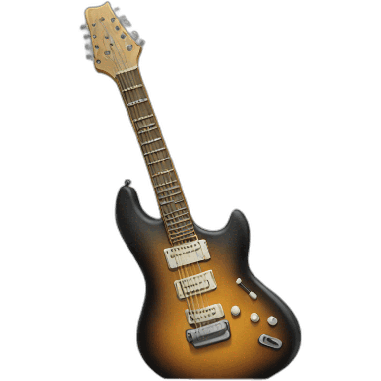 guitare rock emoji