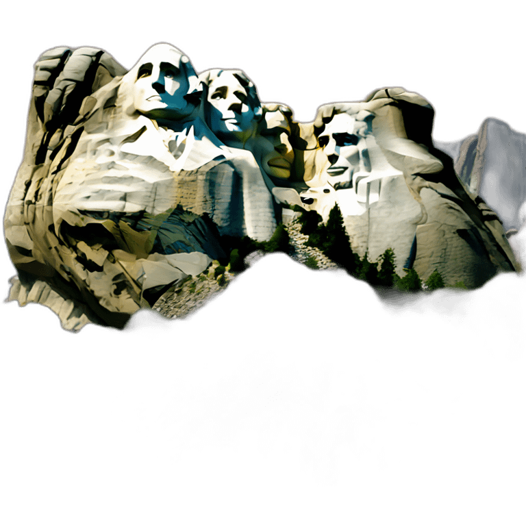 Mount rushmore emoji