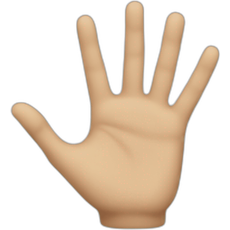 straight-edge-x-hand emoji