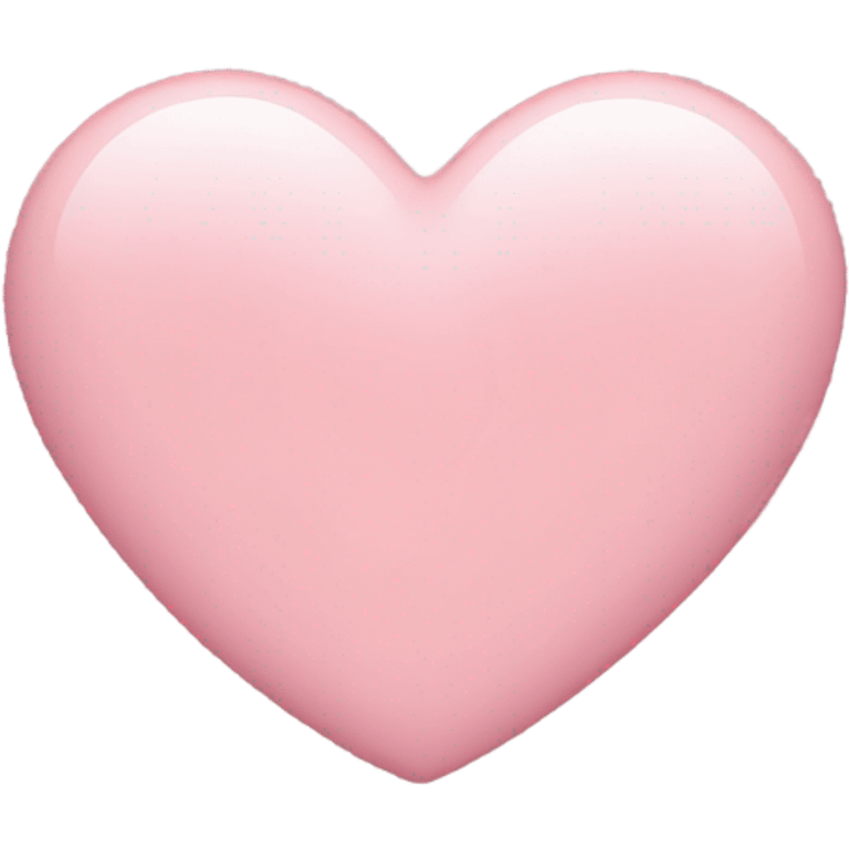 Light pink heart emoji