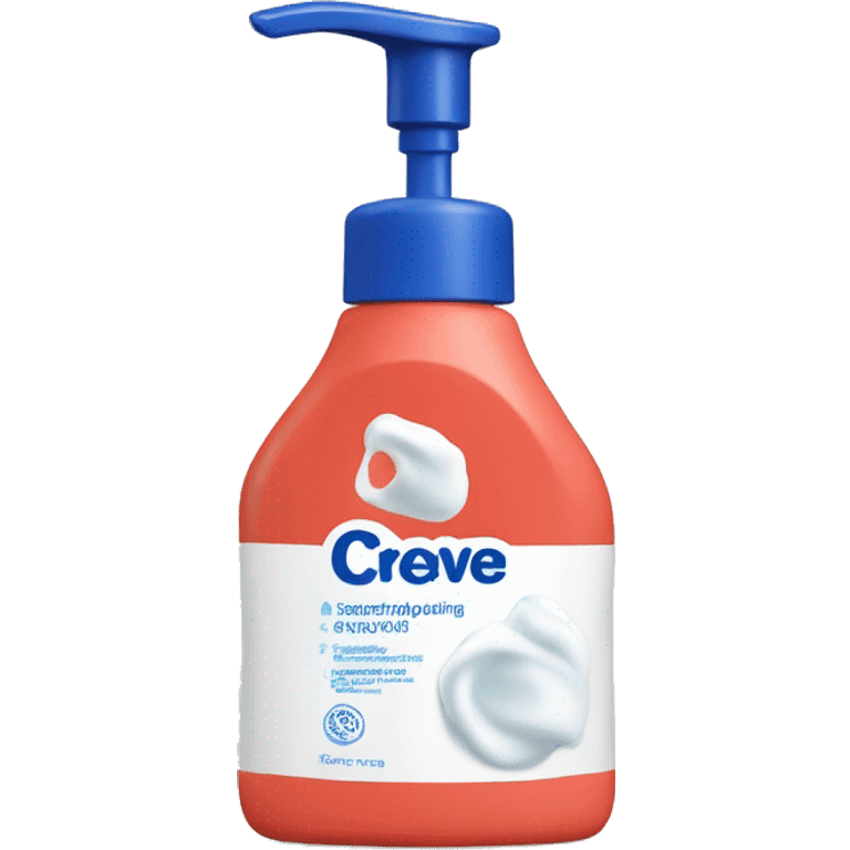 cerave washing foam bottle emoji