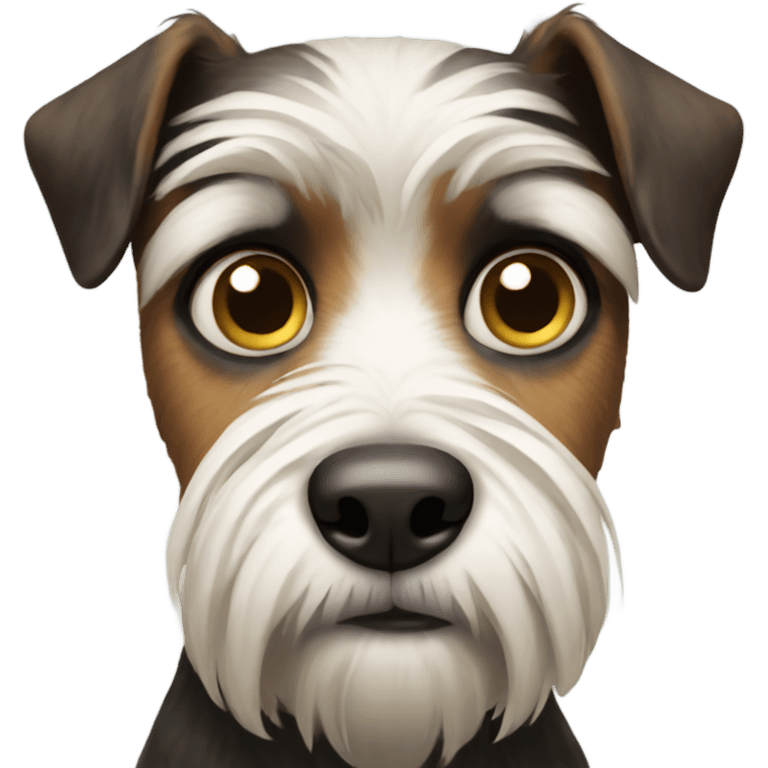 Concerned terrier emoji