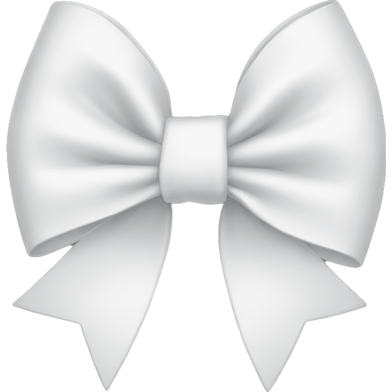 white bow emoji