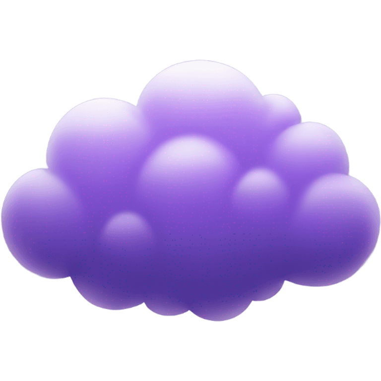 purple rain cloud emoji