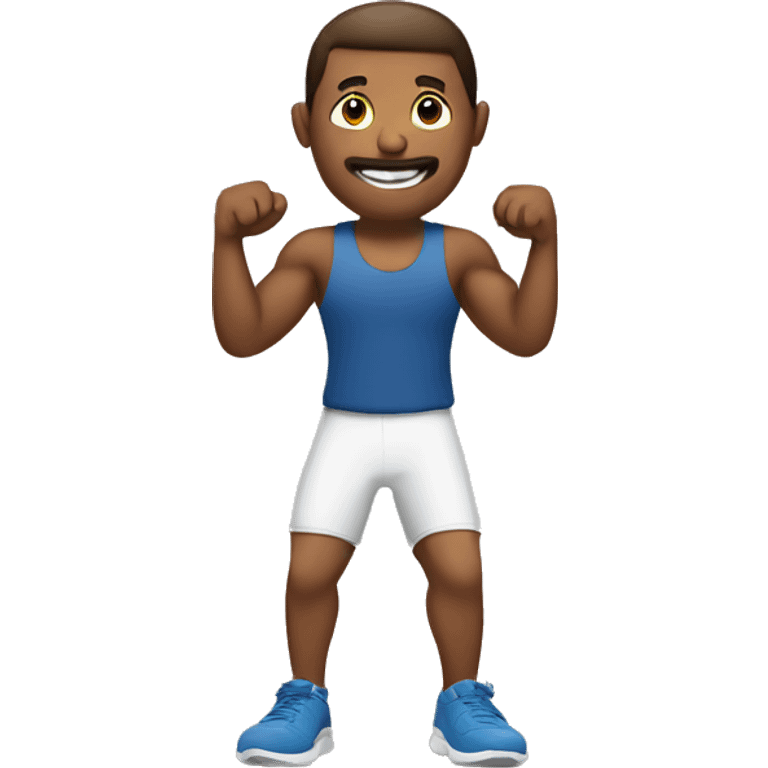 Man exercising emoji